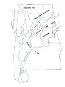 map of major rivers